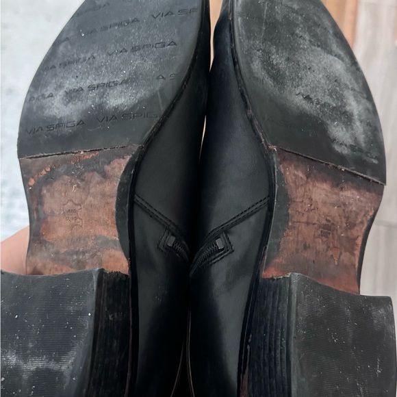 Via Spiga Leather Riding Boots - Picture 6 of 14